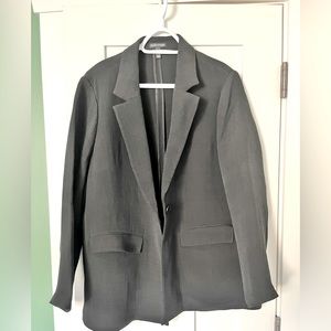 Eileen Fisher Rayon and silk black blazer